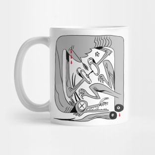 Arrowed dragon Mug